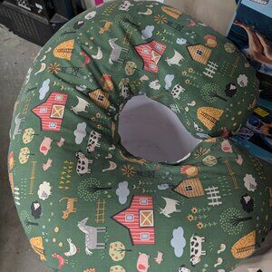 Barn yard farm animals boppy pillow infant nursing tummy time sit assist